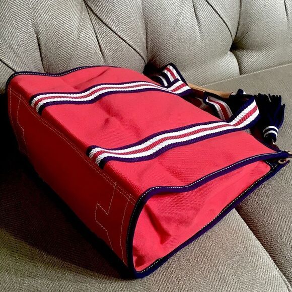 TORY BURCH CANVAS TOTE BAG - Picture 6 of 13